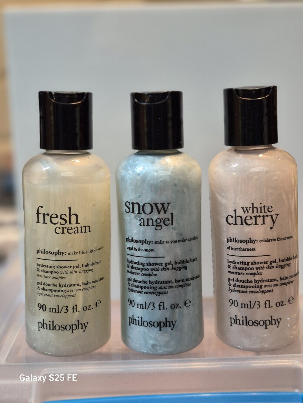 Philosophy 3-Piece Set 3-in-1 Shower Gel, Shampoo & Bubble Bath, 3oz x3 (TS) New